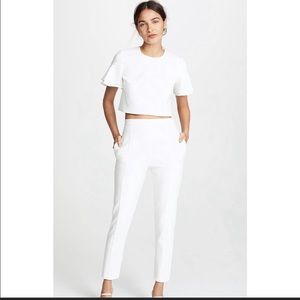 NWT Black Halo Syon 2 piece jumpsuit (color: sugar/porcelain) size 4